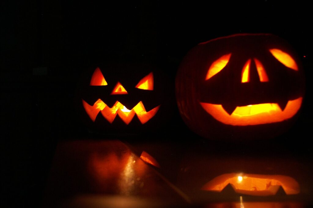 hallowen, pumpkin, orange
